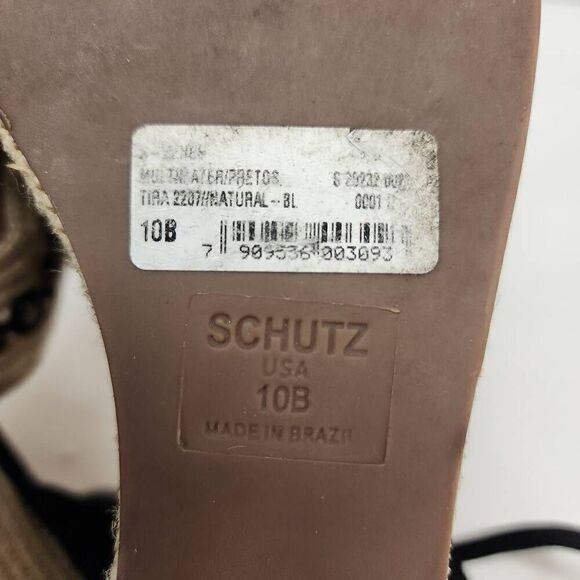 Schutz Size 10 Women's Denes Platform Espadrille Sandals P - Picture 11 of 13